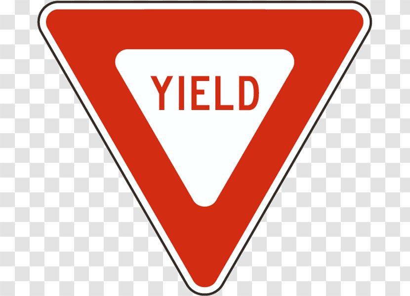 Yield Sign Stop Traffic Manual On Uniform Control Devices Warning - Triangle - Driving Transparent PNG
