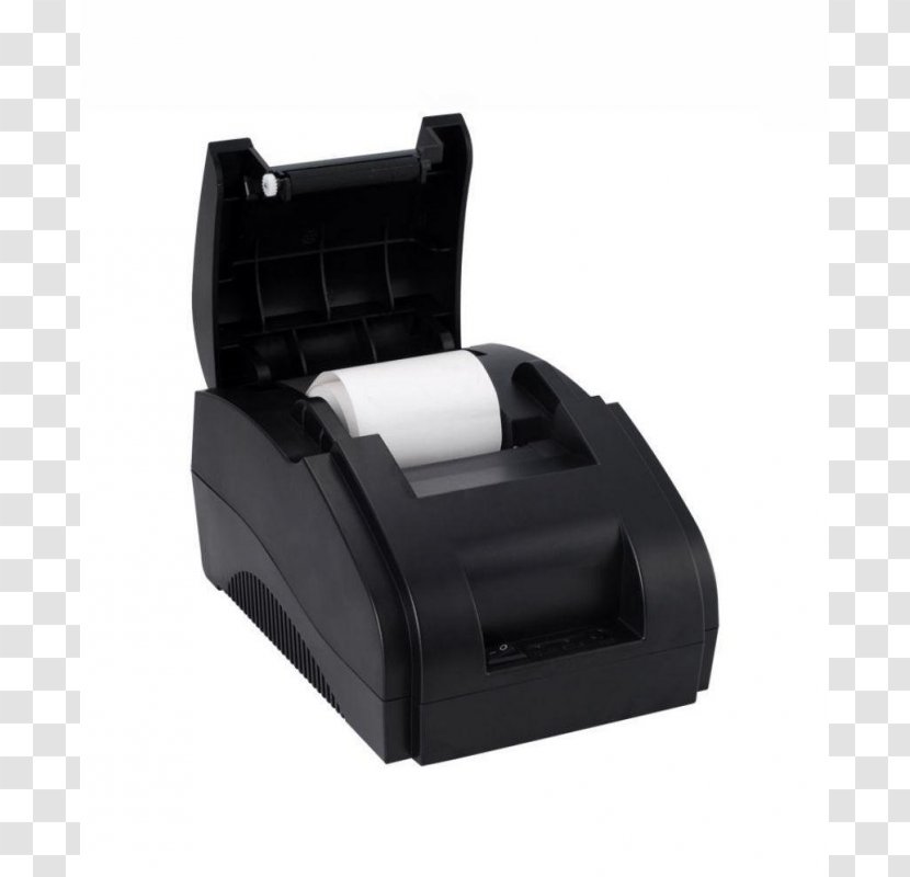 Inkjet Printing Paper Thermal Printer USB - Barcode Transparent PNG
