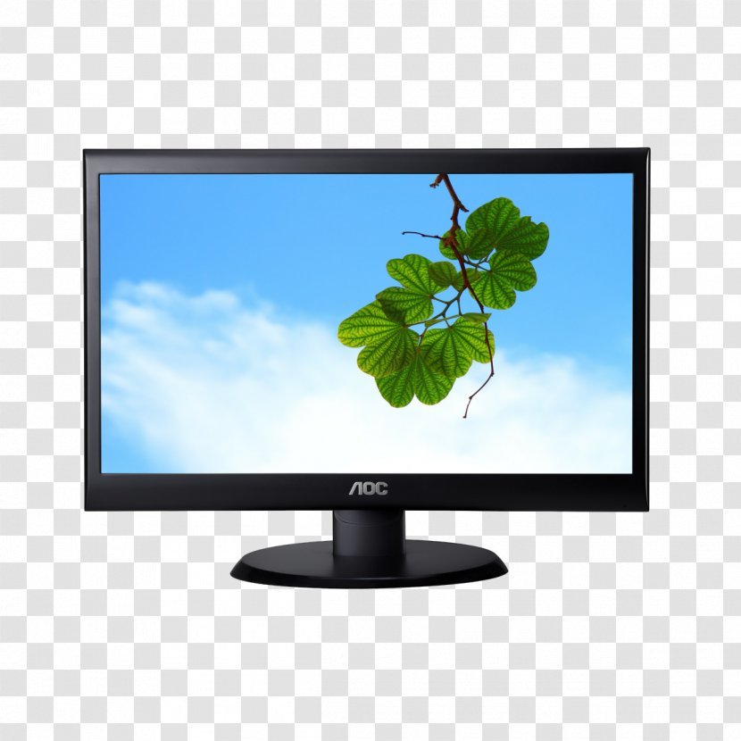 Computer Monitors AOC International 60 Series E2460SD LED TV Liquid-crystal Display - Lcd Tv - Aoc U79vf Transparent PNG