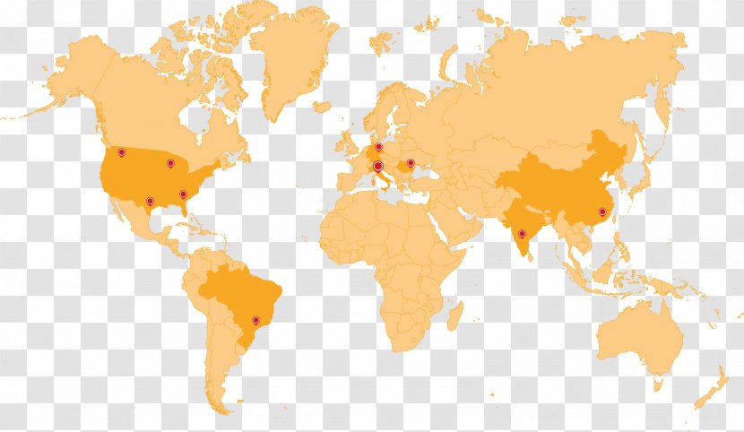 World Map United States - Indian Roller Transparent PNG