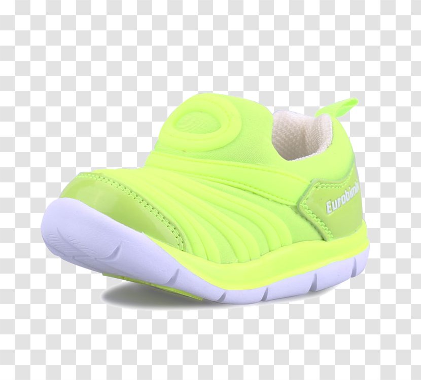 Nike Free Sneakers Sportswear Shoe - Walking - European Green Grid Color Portable Baby Caterpillar Sports Shoes Transparent PNG
