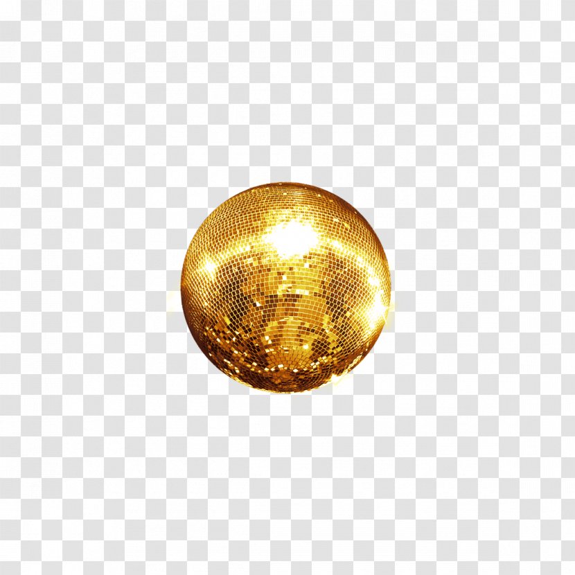 Light Gold Party Metal Golden Ball Of Material Transparent Png