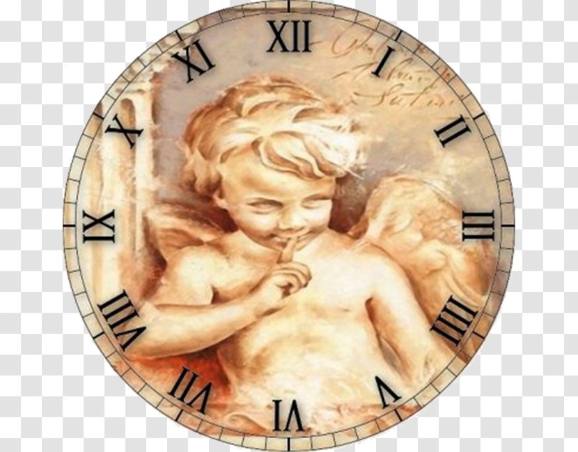 Alarm Clock Face - Decoupage - Retro Transparent PNG