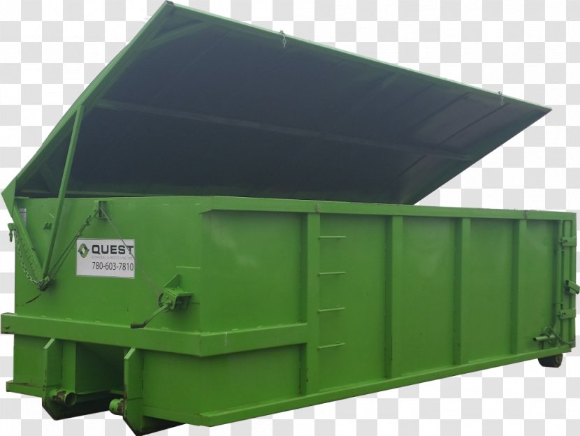 Roll-off Dumpster Rubbish Bins & Waste Paper Baskets Garbage Truck - Intermodal Container Transparent PNG