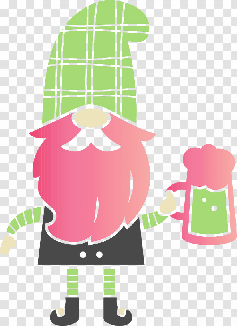 Sticker Character Green Meter Pattern Transparent PNG