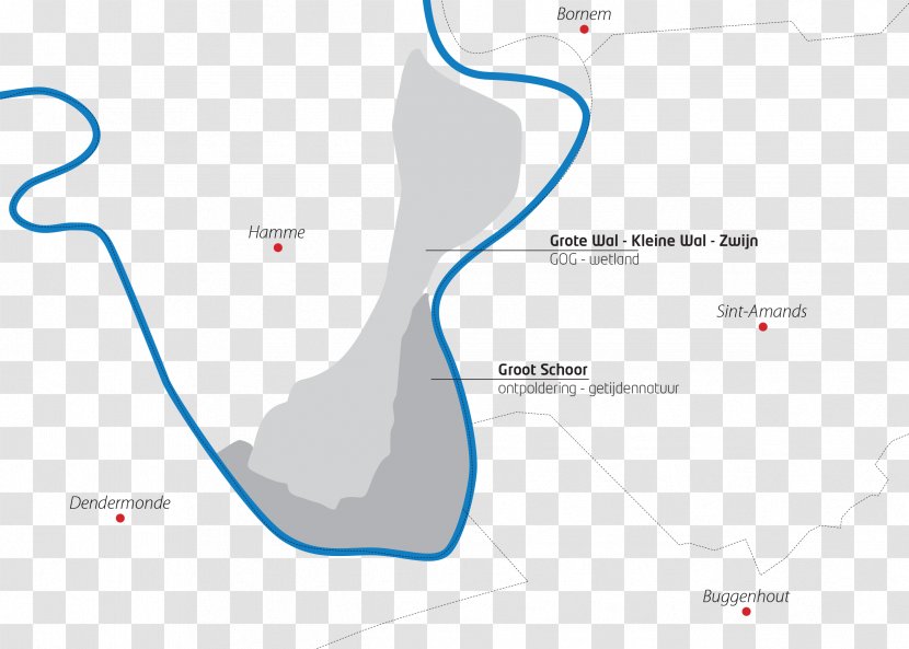 Plan Sigma Ontpolderen Overloopgebied Levee - Map - Agentschap Voor Natuur En Bos Transparent PNG