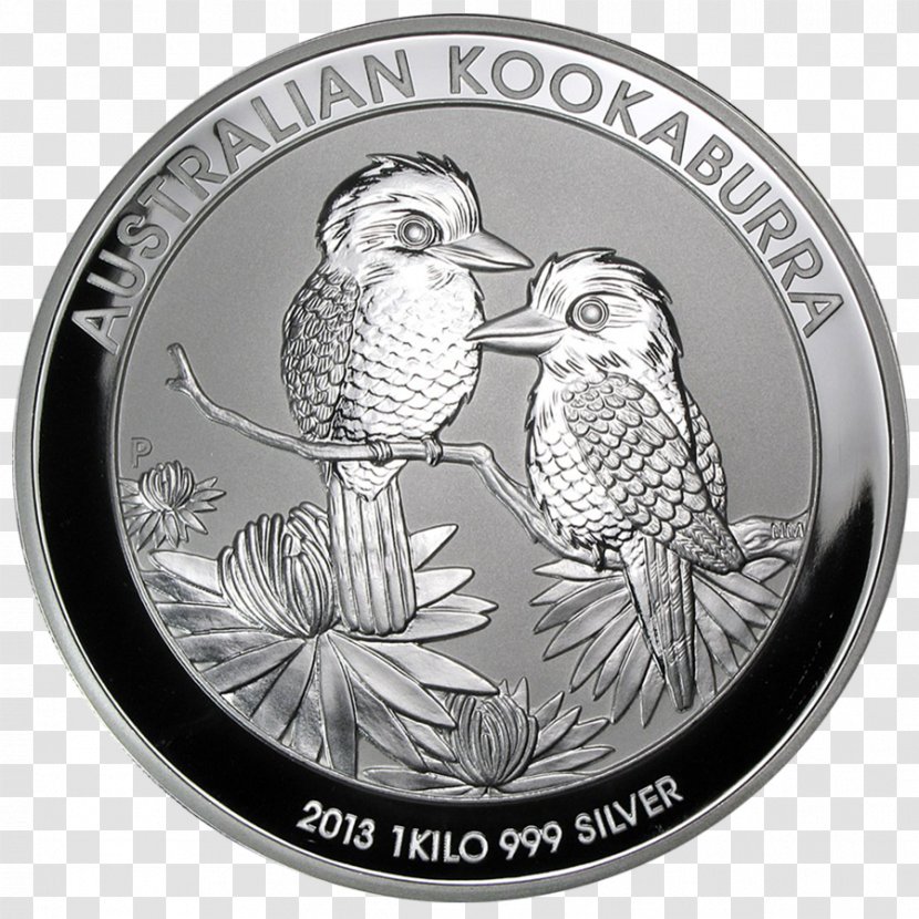 Perth Mint Silver Coin Australian Kookaburra - Two Dollar Transparent PNG