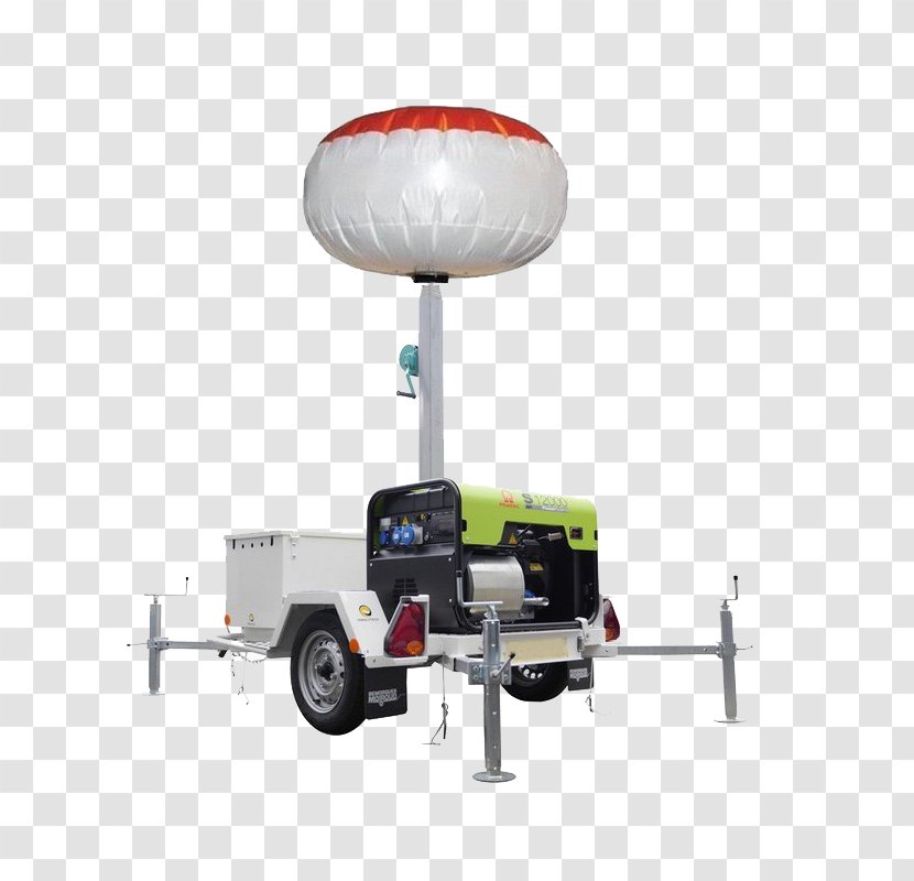 Lighting Trailer Balloon Light Airstar Lamp - Machine - Electricity Transparent PNG