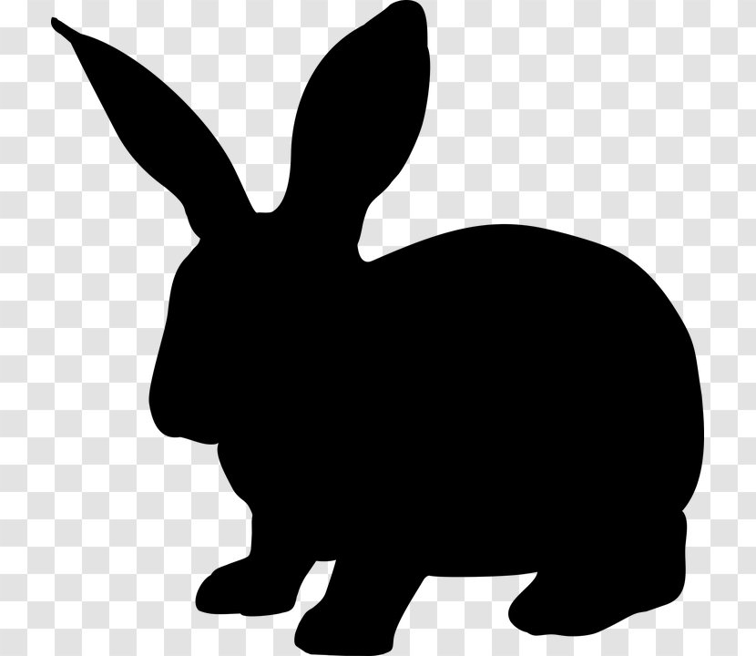 Rabbit Silhouette Hare Clip Art - Rabits And Hares - Rabbits Vector Transparent PNG