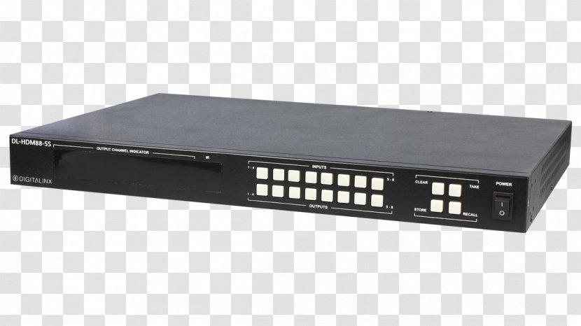 Ethernet Hub Network Switch Gigabit Port - Rack Mount Hdmi Transparent PNG