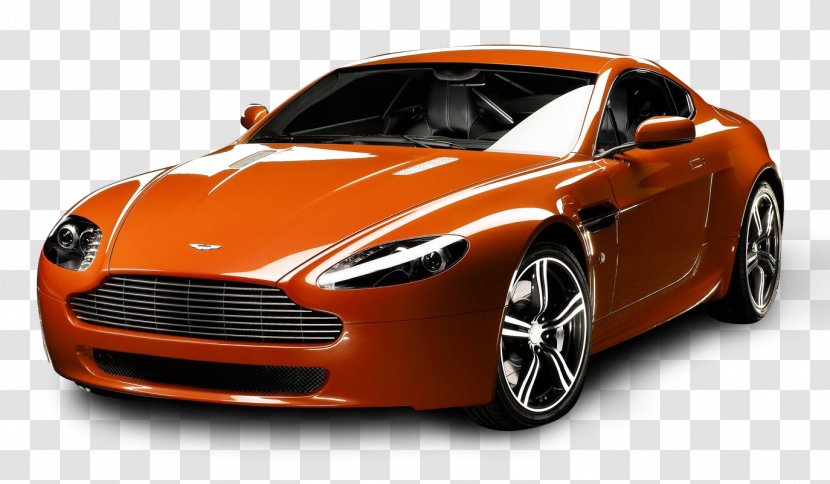 Aston Martin Virage Vantage Car DBS V12 - V8 2005 - N400 Orange Transparent PNG