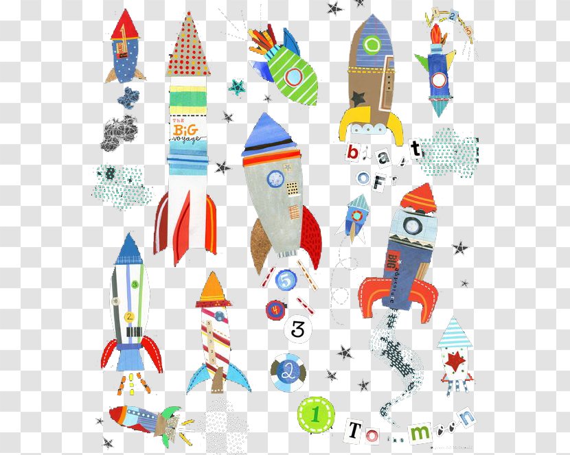 Rocket Clip Art - Area - Flying Transparent PNG