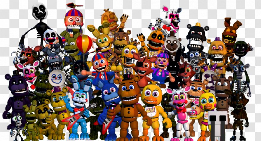 Five Nights At Freddy's 4 FNaF World 3 2 Freddy's: The Silver Eyes - Animated Film - Animatronic Transparent PNG