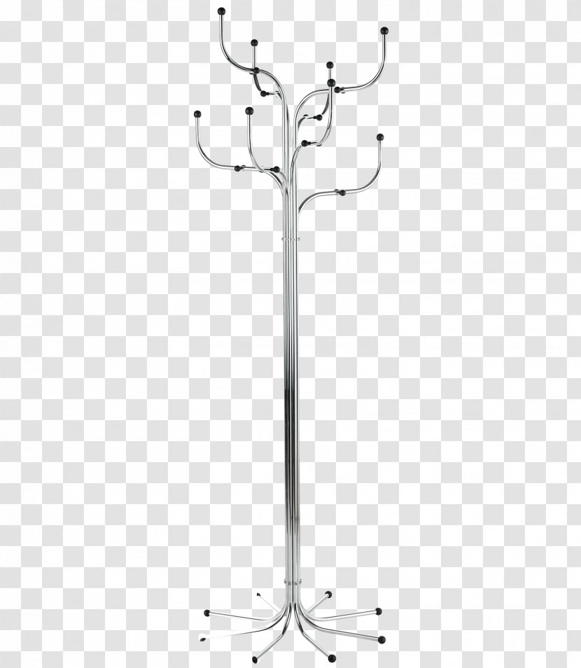 Cloakroom Hatstand Furniture Wogg Caro Shelf Fritz Hansen Coat Tree - Line Art - Design Transparent PNG