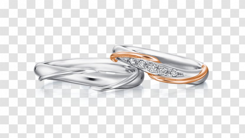 Wedding Ring Platinum Marriage Jewellery - Ceremony Supply - Support Transparent PNG