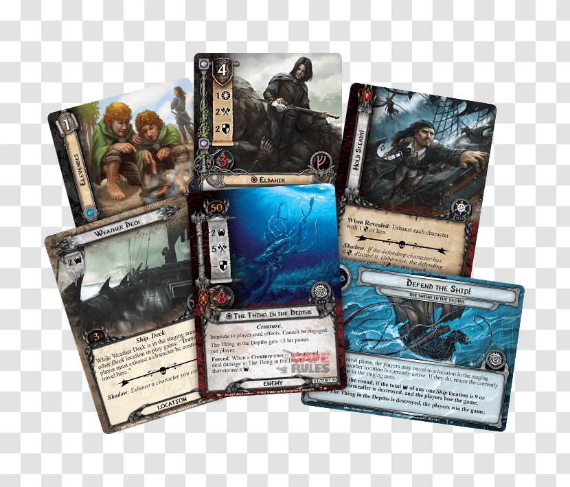 The Lord Of Rings: Card Game Drúadan Forest Fantasy Flight Games Thing - Rings Transparent PNG