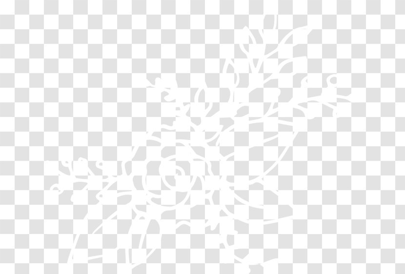 White Black Pattern - Monochrome - Wedding Invitation Element Transparent PNG
