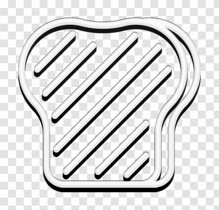 Toast Icon Gastronomy Icon Transparent PNG