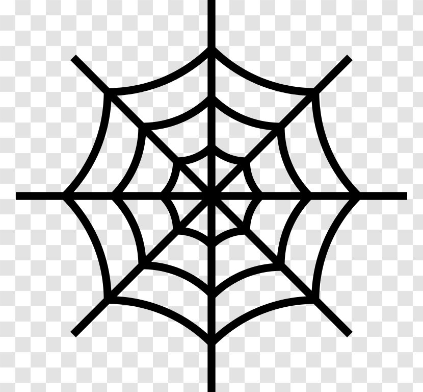 Spider Web Clip Art - Monochrome Photography Transparent PNG