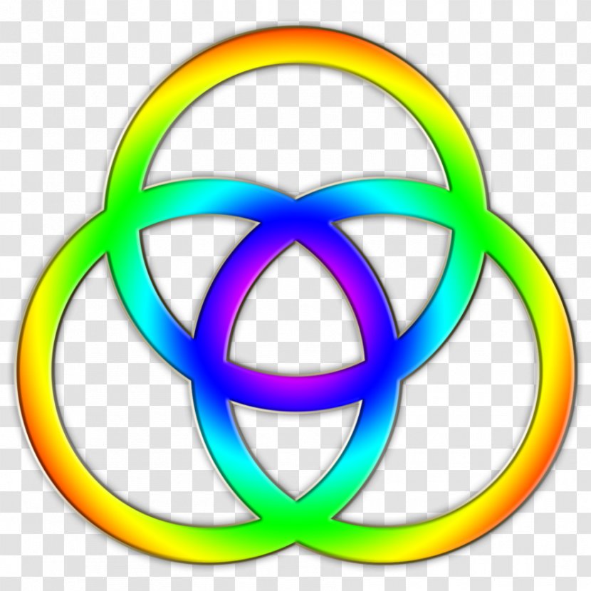 Molecular Borromean Rings Circle Symbol - Green Transparent PNG