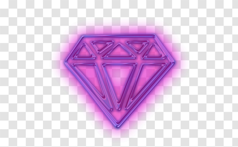 Purple Blue Diamond Cut Clip Art - Color Transparent PNG