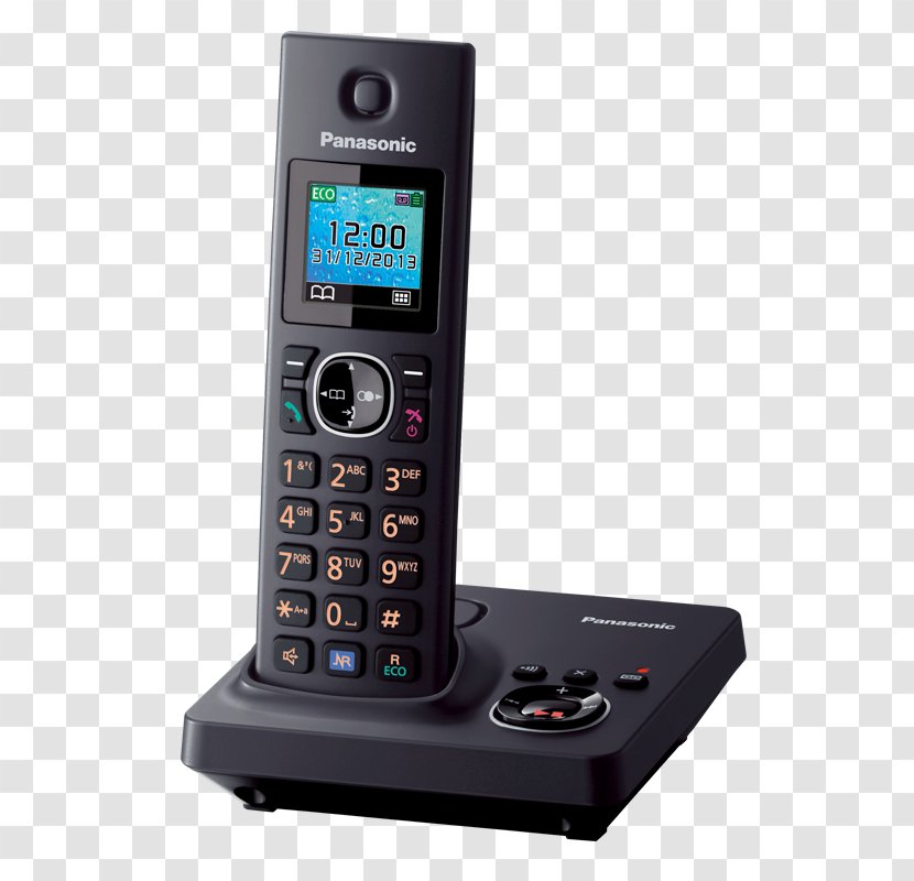 Cordless Telephone Digital Enhanced Telecommunications Panasonic KX-TG1611SPH - Telephony - Phone Transparent PNG