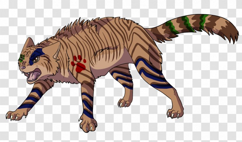 Cat Tiger Mammal Animal Carnivora - Painted Claw Transparent PNG