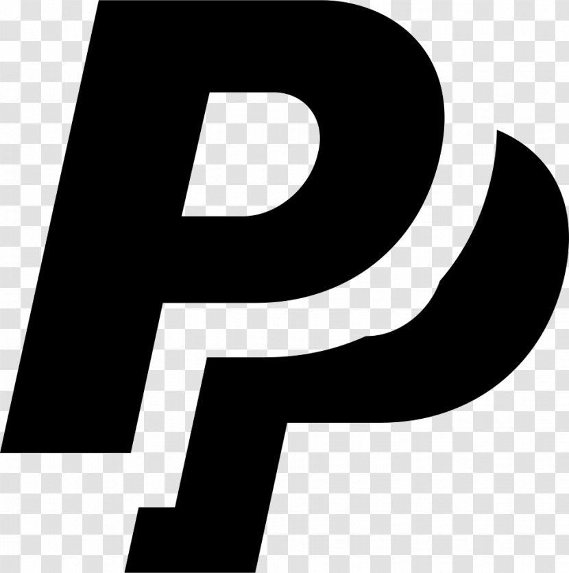 PayPal Logo - Monochrome - Copyright Transparent PNG