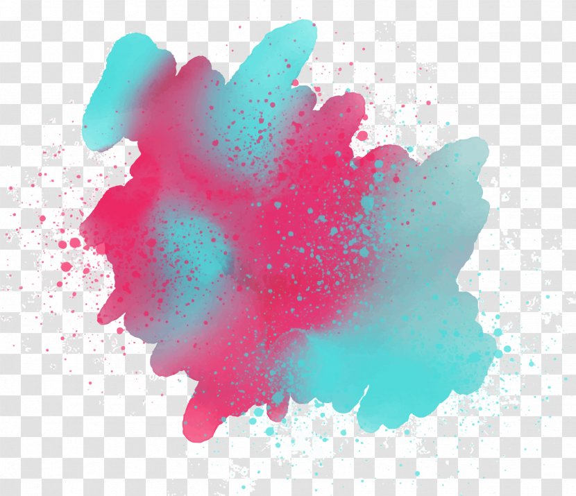 Watercolor Painting Download - Color - Spraying Graffiti Background Transparent PNG