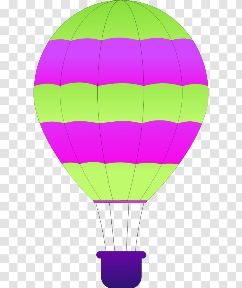Hot Air Balloon Clip Art - Lighter Than - Clipart Transparent PNG