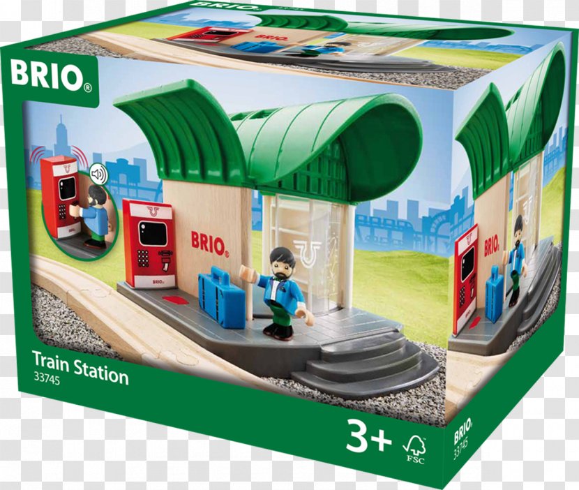 Train Station Rail Transport Brio Wooden Toy Transparent PNG