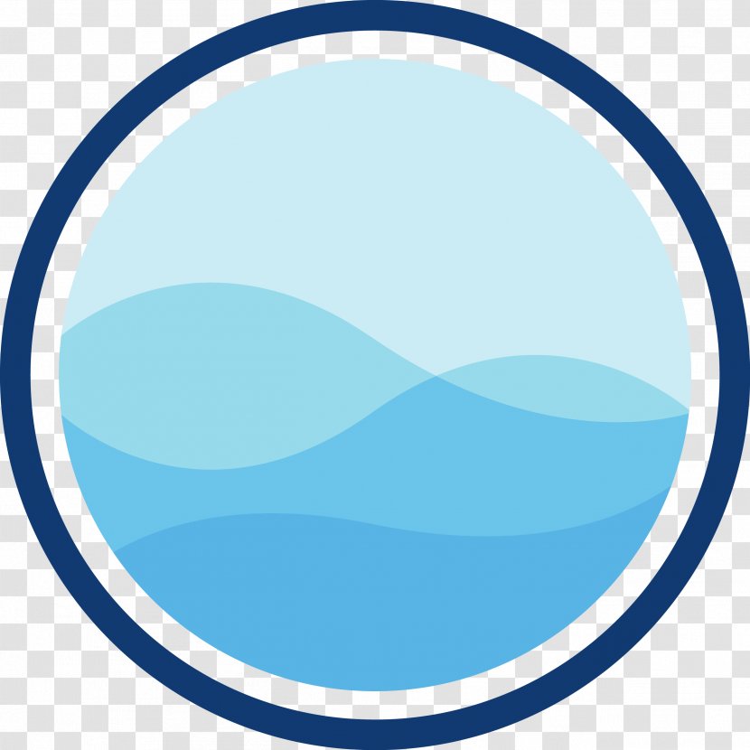 Circle Logo Clip Art - Blue Transparent PNG
