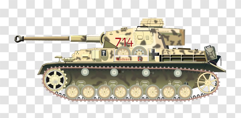 Second World War Panther Tank Clip Art - Self Propelled Artillery - Cliparts Transparent PNG