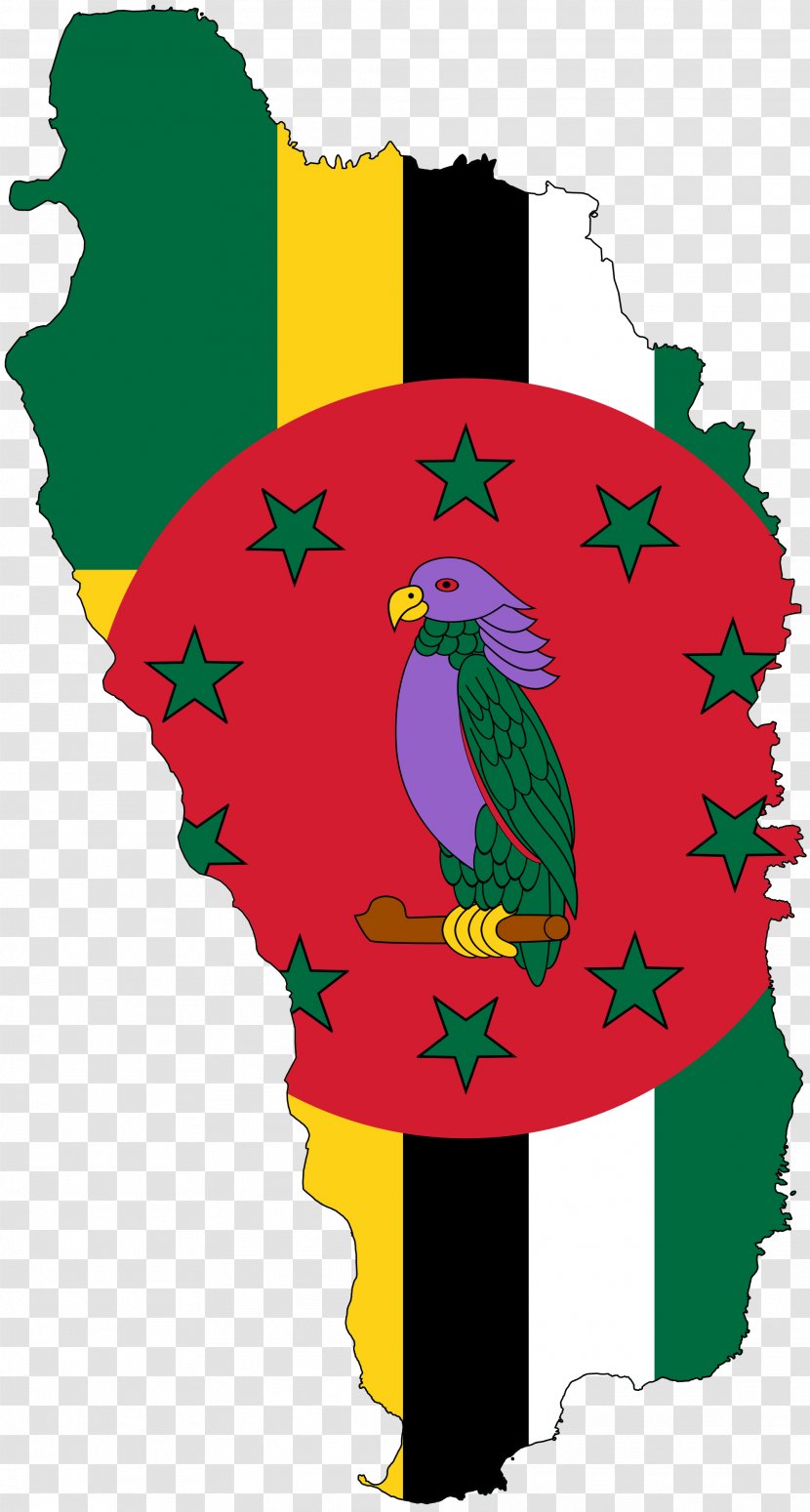 Flag Of Dominica The Dominican Republic - Heart Transparent PNG