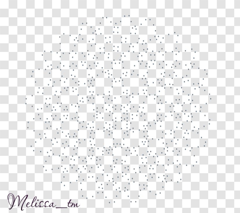 White Point Circle Pattern - Tree - Stars Background Transparent PNG