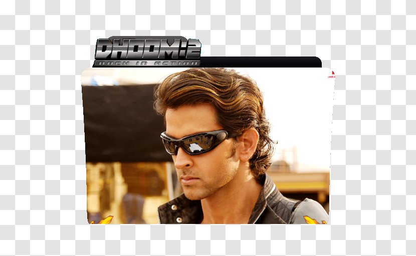 Dhoom 2 Hrithik Roshan Film Bollywood - Sunglasses - Shaun Transparent PNG