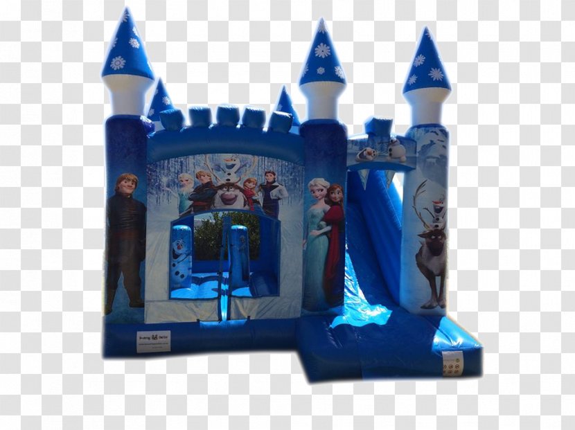 Inflatable Bouncers Castle Ice Palace Party - Princess Transparent PNG