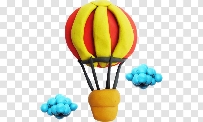 Play-Doh Clay & Modeling Dough Plasticine Illustration - Balloon - Hot Air Transparent PNG