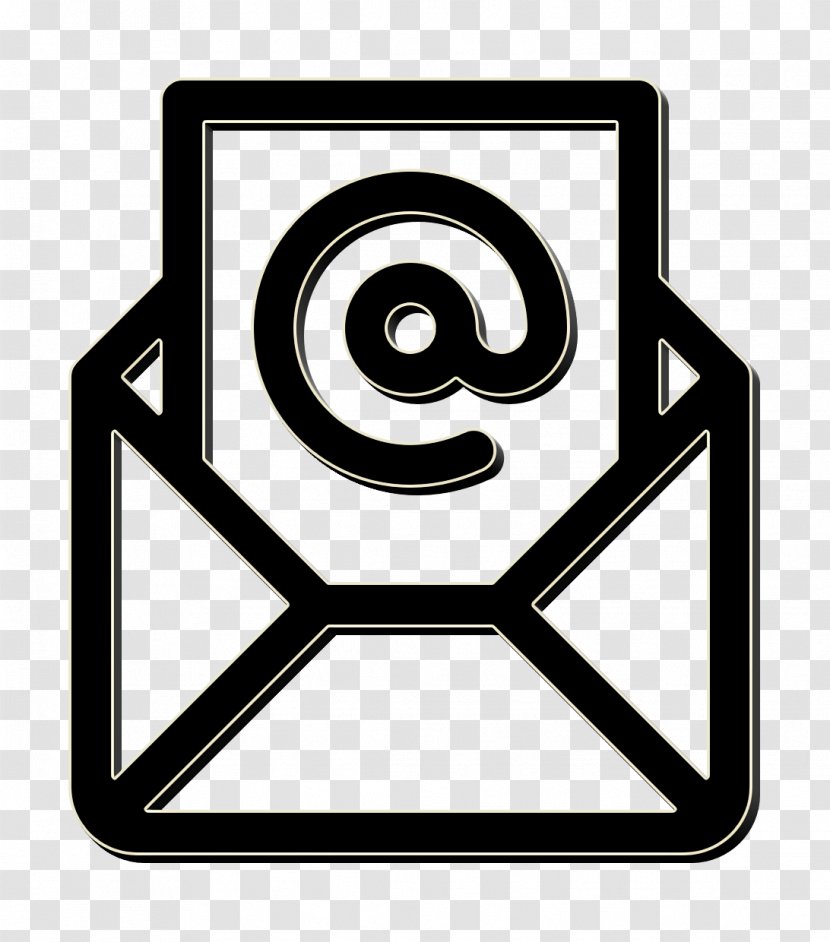 Contact Icon - Us - Blackandwhite Symbol Transparent PNG