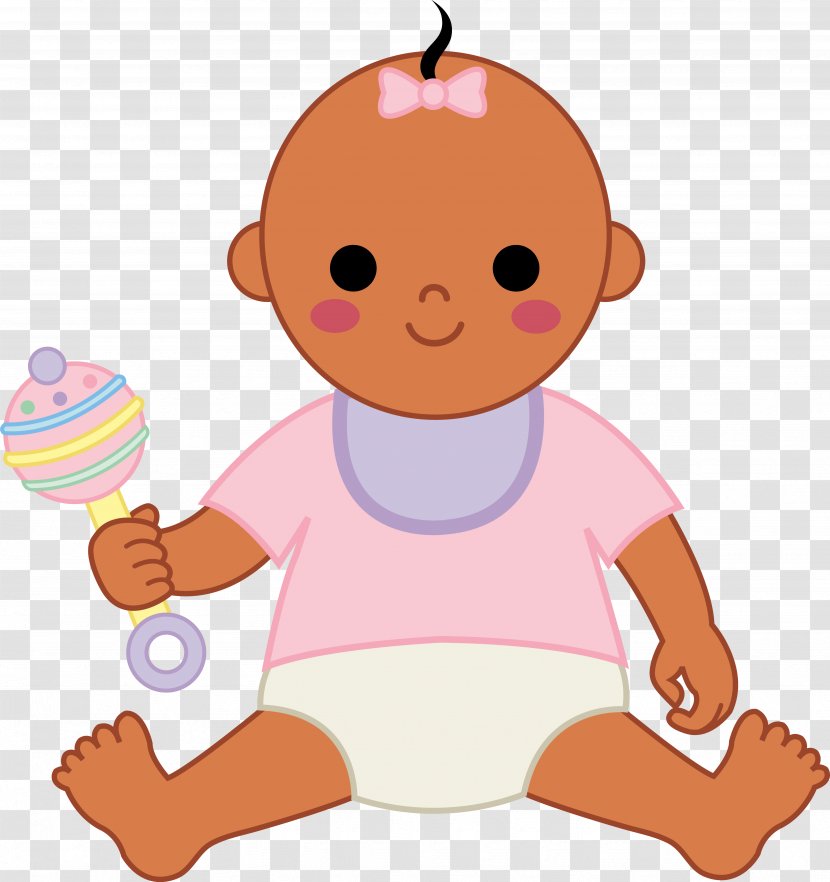 Clip Art Diaper Infant Cartoon Girl - Toddler - Babys Breath Clipart Transparent PNG
