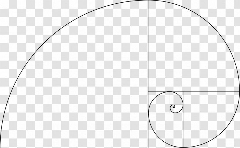 Fibonacci Number Golden Spiral Liber Abaci Ratio - Geometric Circle Transparent PNG