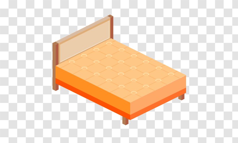 Bed Frame Mattress Table Furniture - Vector Material Transparent PNG