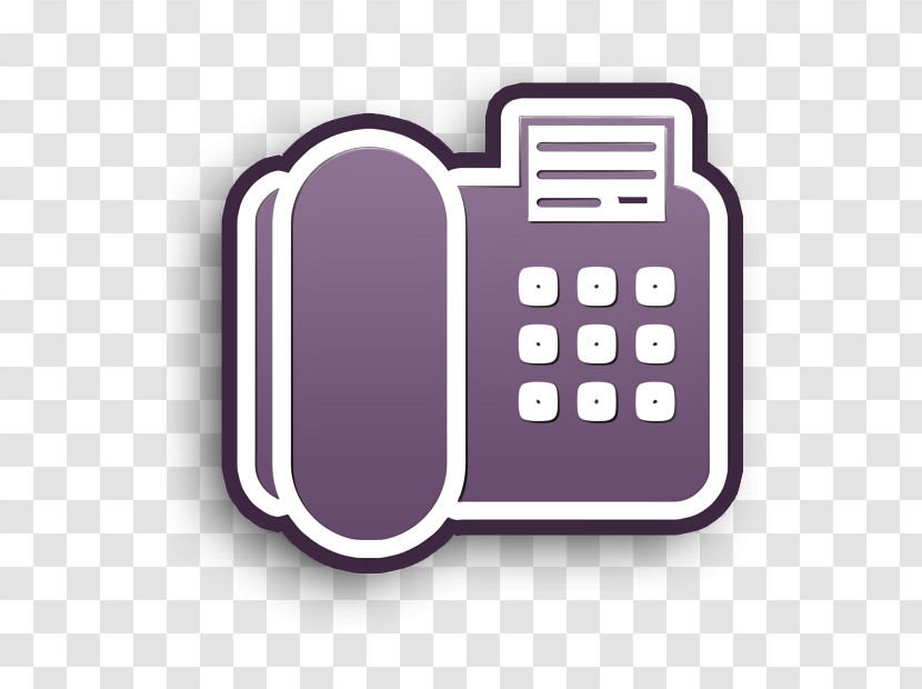 Phone Icon Technology Icon Telephone With Fax Icon Transparent PNG