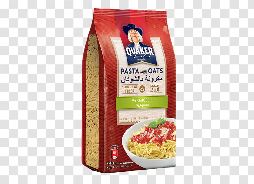 Breakfast Cereal Pasta Vermicelli Quaker Oats Company - Rice - Flour Transparent PNG