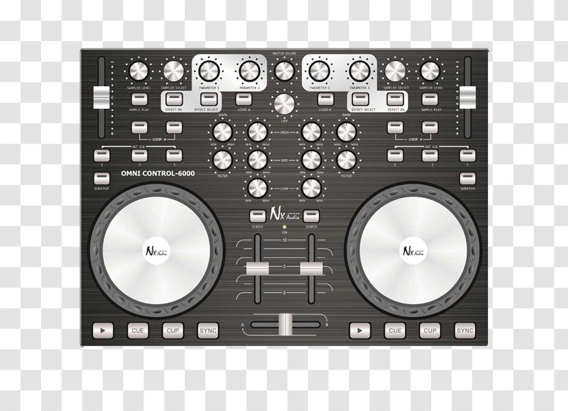 DJ Controller Disc Jockey Computer Software MIDI Controllers - Midi - Omnii Av Transparent PNG