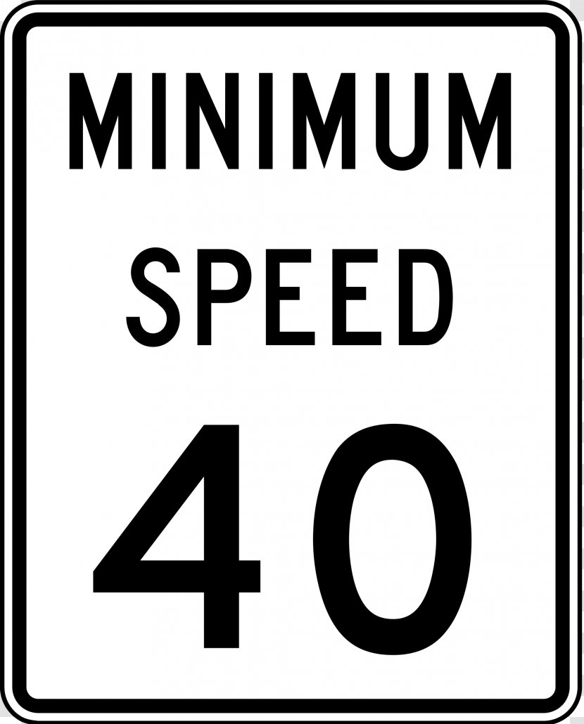 Speed Limit Traffic Sign Regulatory - Brand - Road Transparent PNG