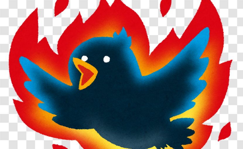 いらすとや Flaming Internet Illustrator - Bluebird Transparent PNG