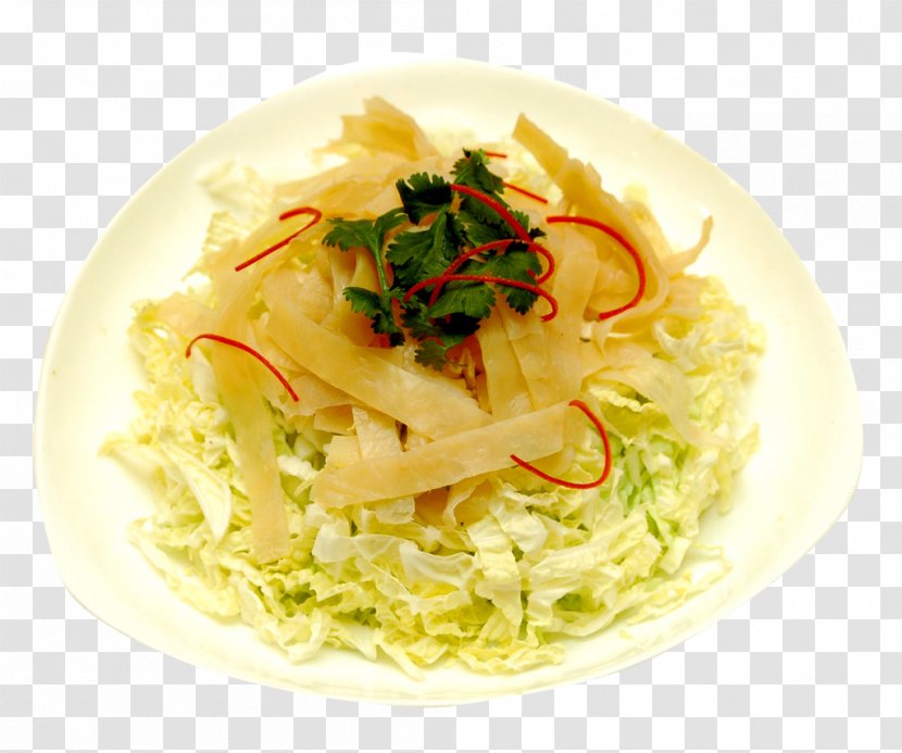 Thai Cuisine Vegetarian Hotel Food - Napa Cabbage - Mix Sting Paper Transparent PNG