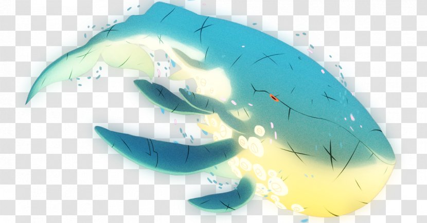 Drawing Art Leviathan Animal - Whale - Floating Leaves Transparent PNG