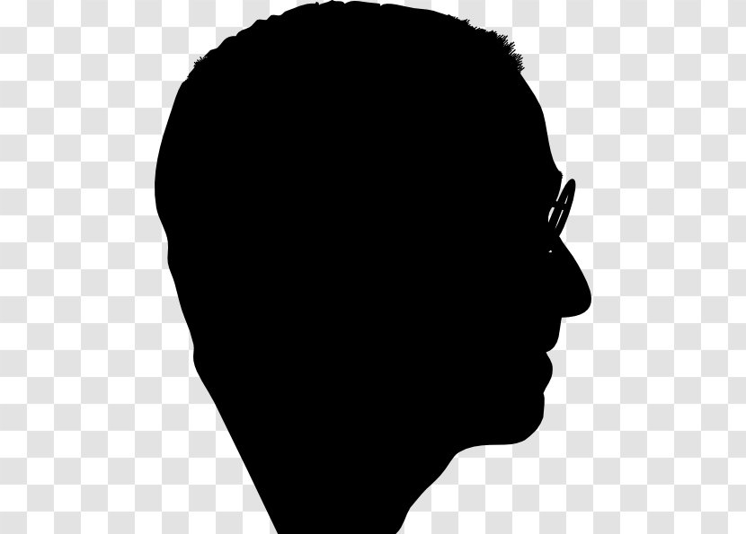 Silhouette Person Celebrity - Stencil - Steve Jobs Transparent PNG